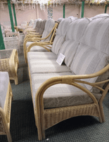 Osaka Package - 3 Seater Sofa, Chair, Coffee Table Plus x2 Footstools