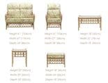 Oslo  Ex-Display Package Sofa, x2 Chairs Plus Coffee Table