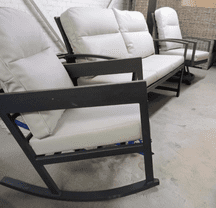 OUTDOOR - Aluminium Power Coated Garden Set