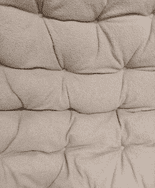 Papasan Sofa - Latte Fabric