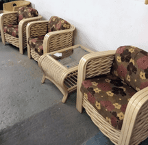 Rome Package Includes - x3 Chairs plus a Coffee Table