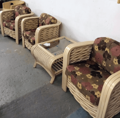 Rome Package Includes -   x3 Chairs plus a  Coffee Table