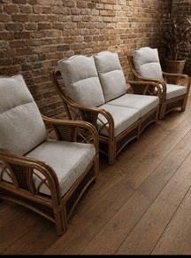 Rydal Sofa & Two Chairs - EX-DISPLAY FRAMES/NEW CUSHIONS OFFER