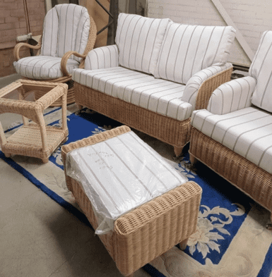 Seville Package -  Sofa, Chair, Swivel Rocker Plus x1 Side Table & Footstool