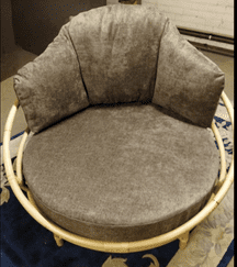 Snug Chair - Texture Bark Green