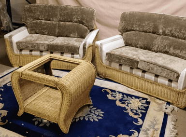 Sophia Sofa's x2 with Table