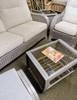 Turin 3 Seata Sofa, x2 Chairs Plus Free Accessory - Greywash Frames