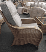 Turin Pair Of Chairs Plus a Footstool with Storage & Coffee Table Package