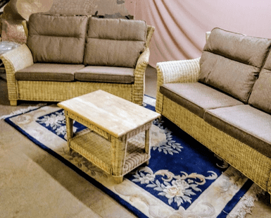 x2 3 Seater Sofa's Package Deal with Coffee Table