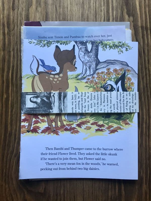 10 Disney Book Pages - Assorted