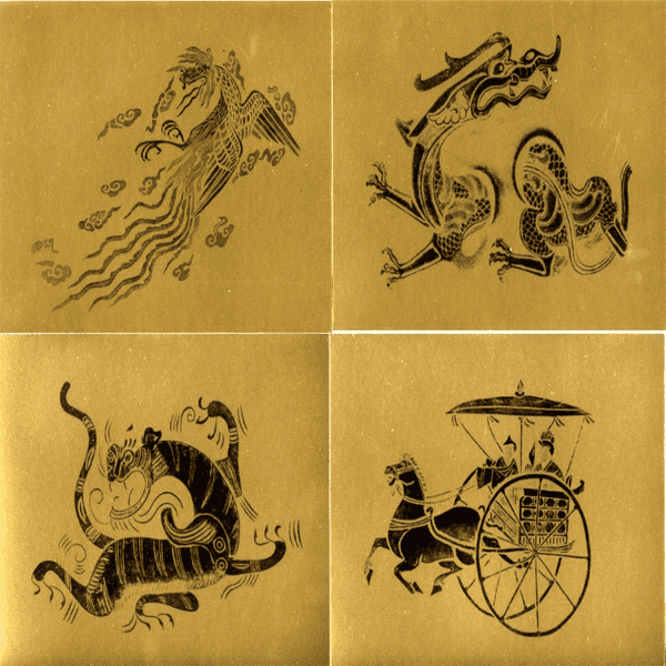 12 Crafthouse Press Oriental Woodcut Prints