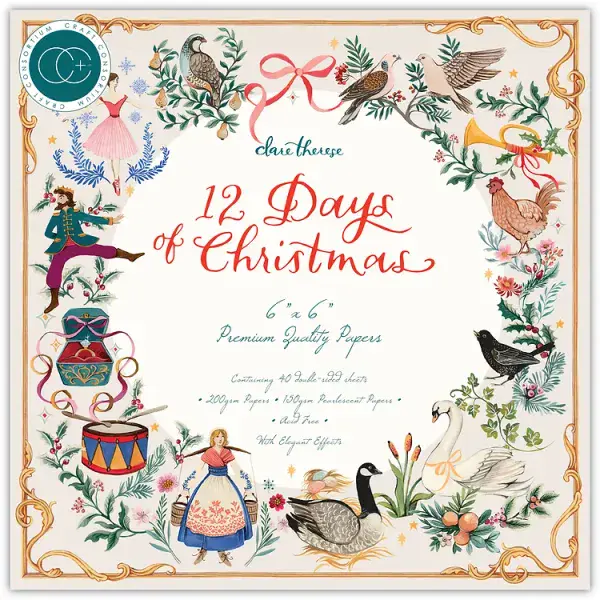 12 Days of Christmas 6x6 Paper Pad