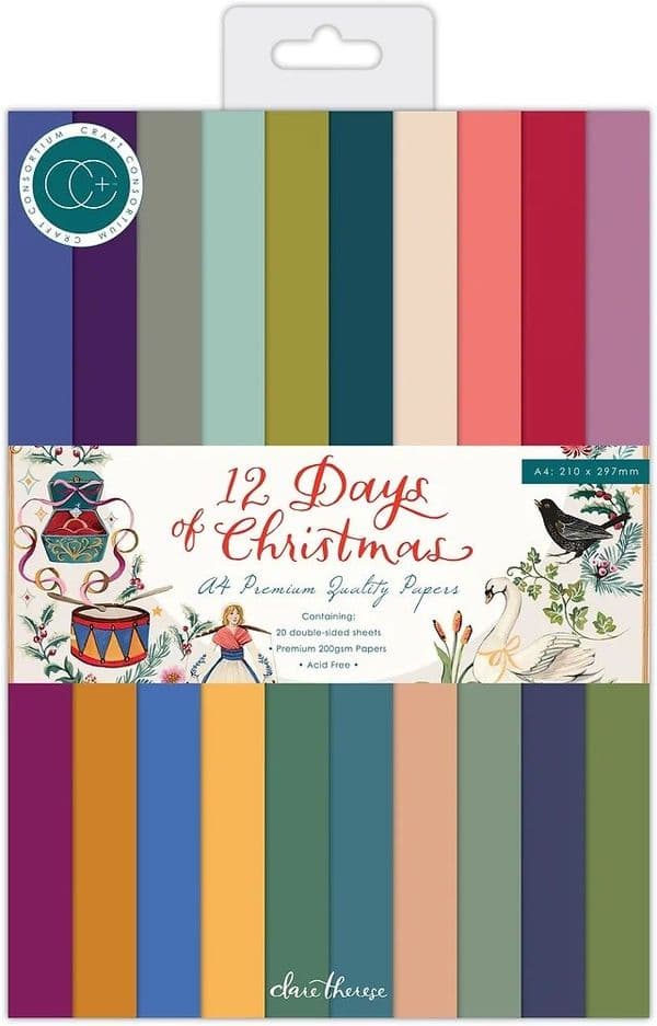 12 Days of Christmas A4 Paper Pad