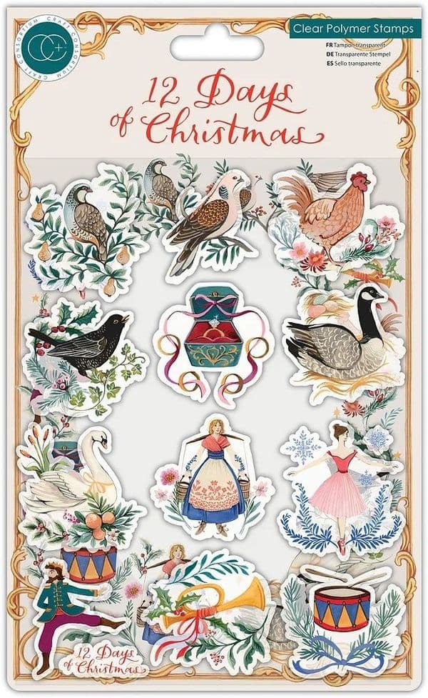 12 Days of Christmas Clear Stamp Set