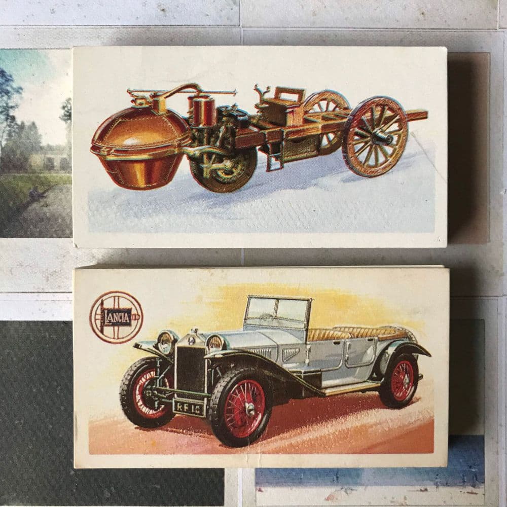 1968 - History of the Motor Car - Brooke Bond - Tea Cards - Full Set