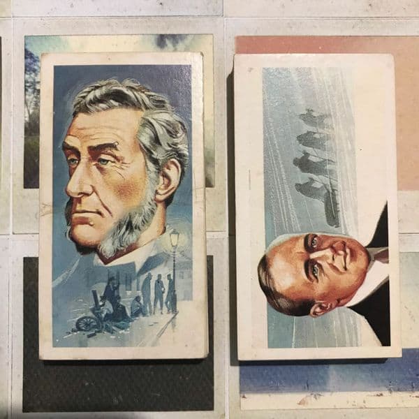 1969 - Famous People - Brooke Bond - Tea Cards - Full Set