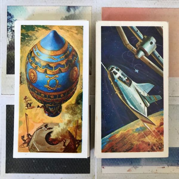 1972 - History of Aviation - Brooke Bond - Tea Cards - Full Set