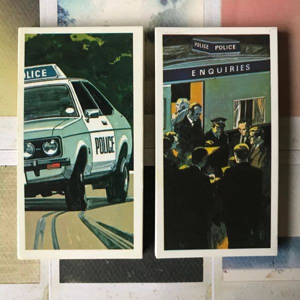 1977 - Police File - Brooke Bond - Tea Cards - Full Set