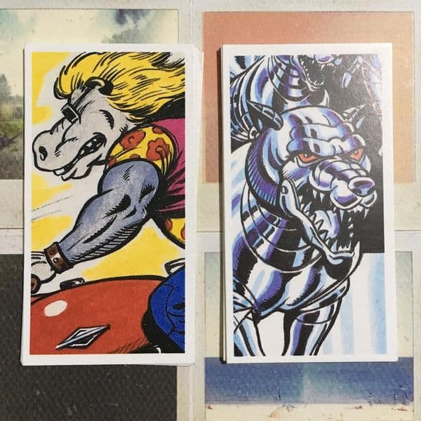 1990 - Dimension X Escapade - Teenage Mutant Ninja Turtles - Brooke Bond Tea Cards - Full Set