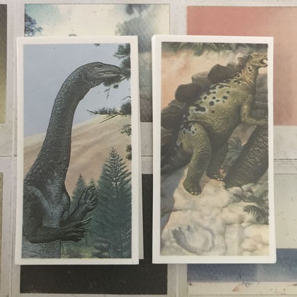 1993 - The Dinosaur Trail - BB11 1PG - Brooke Bond Tea Cards - Full Set