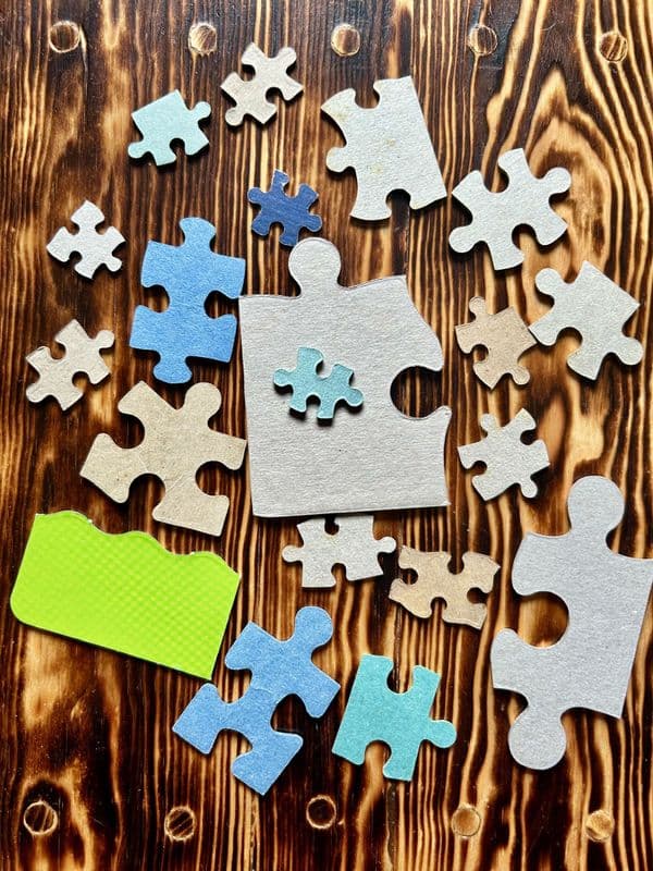 20 Assorted Jigsaw Pieces