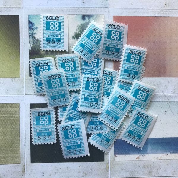 20 CO-OP Blue Saver Stamps