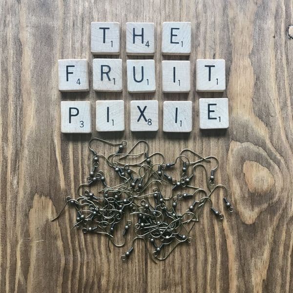 24 (12 Pairs) Ear-Wires Antique Gold