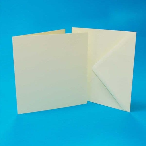 25 Craft UK - 7 x 7 Card Blanks - Ivory