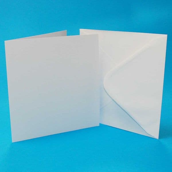 25 Craft UK - 7 x 7 Card Blanks - White