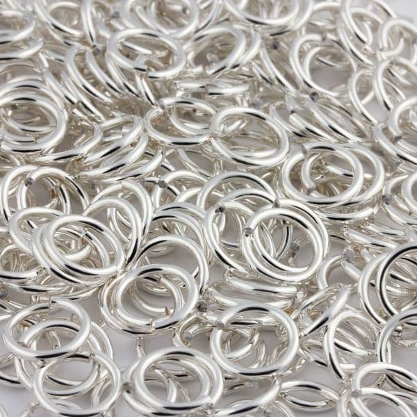 40 Jump Rings - Silver