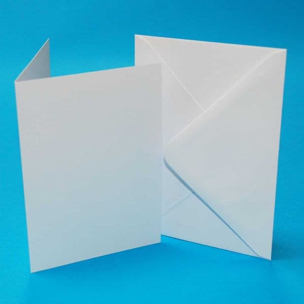 50 Craft UK 5x7 Card Blanks White