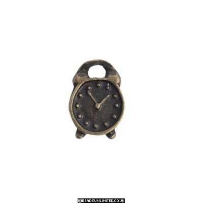 8 Steampunk Alarm Clock Charms