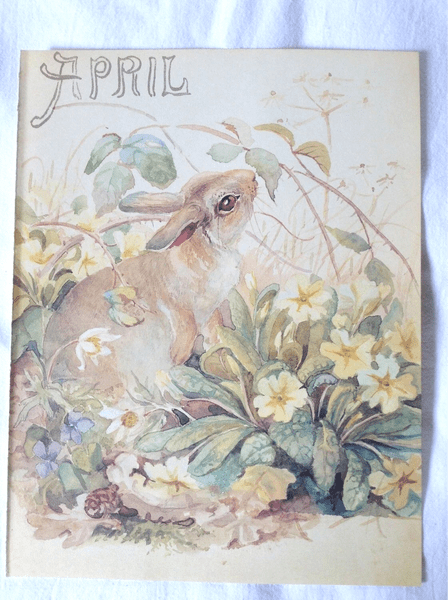 April - Nature Notes of an Edwardian Lady - Book Page