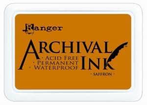 Archival Ink Pad Saffron Standard