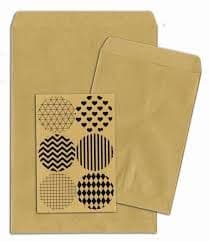 Bo Bunny Kraft Gift Bag - Plain