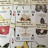 Butterflies Of the World - 5 Playing Cards