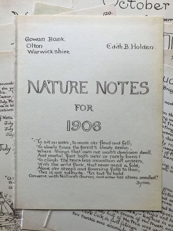 Country Diary - All Text - 10 Vintage Book Pages