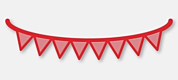Couture Creations Decorative Die Party Banner