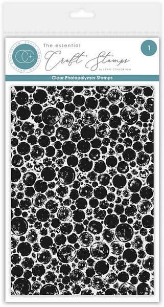 Craft Consortium - A6  Clear Stamp Set - Bubble Wrap