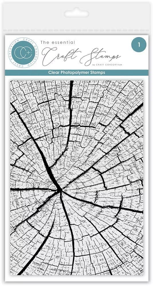 Craft Consortium - A6 Clear Stamp Set - Log