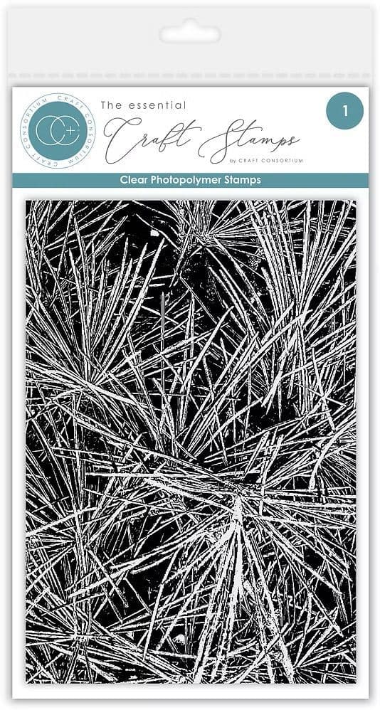 Craft Consortium - A6 Clear Stamp Set - Pine Needles