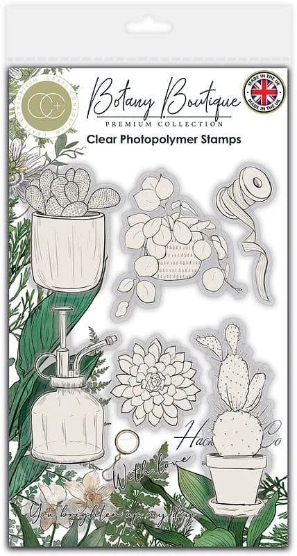 Craft Consortium - Botany Boutique - Cactus - A6 Clear Stamp Set