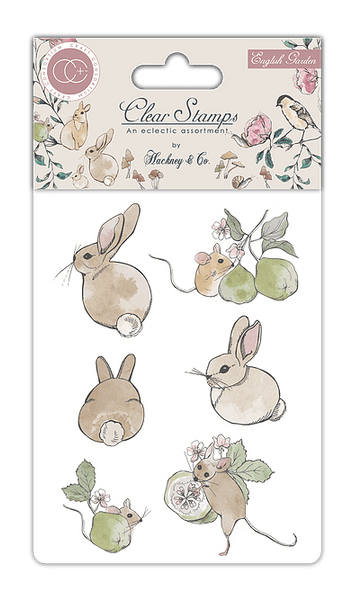 Craft Consortium - English Garden - A6 Clear Stamp Set