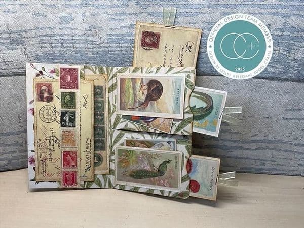 Craft Consortium - Rub-On Transfers - Used Stamps