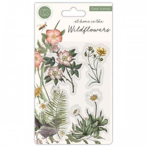Craft Consortium - Wild Flowers - Flora - A6 Clear Stamp Set