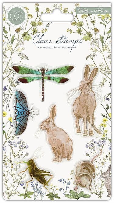 Craft Consortium - Wildflower Meadow - A6 Clear Stamp Set