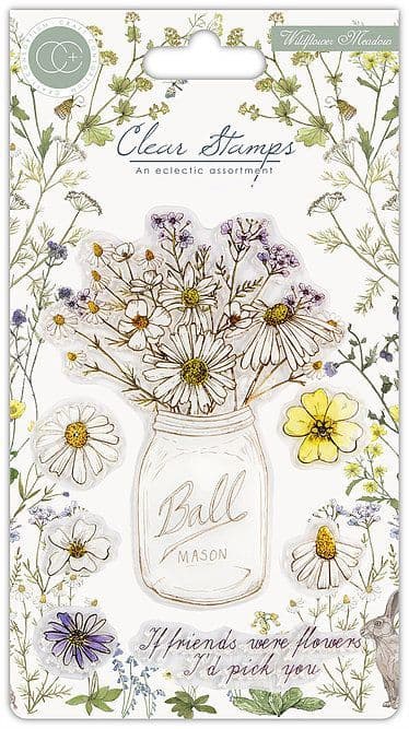Craft Consortium - Wildflower Meadow - Fresh Cut - A6 Clear Stamp Set
