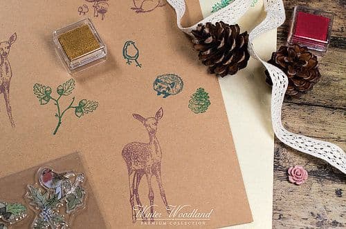 Craft Consortium - Winter Woodland - A6 Clear Stamp Set