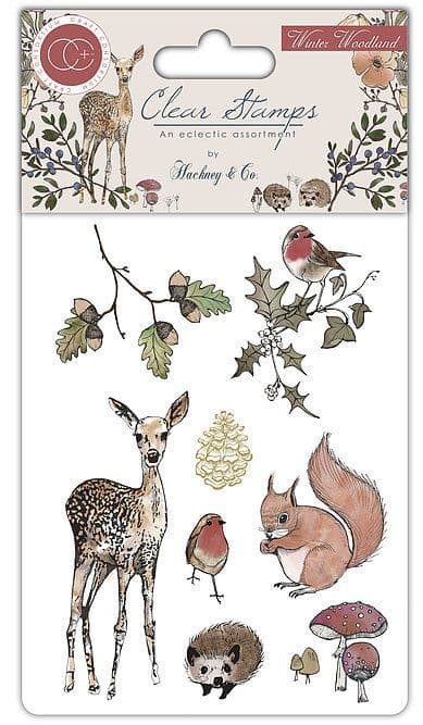 Craft Consortium - Winter Woodland - A6 Clear Stamp Set