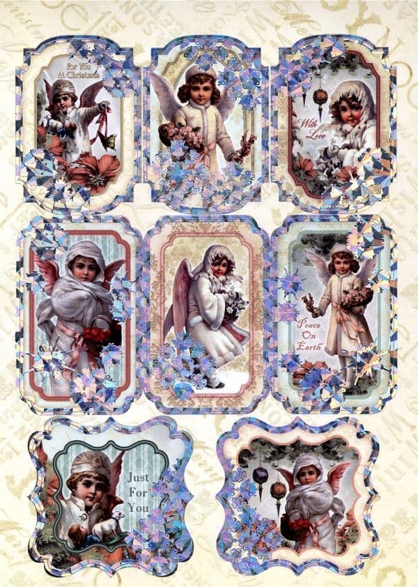 Craft UK Die Cut Collage Sheet Joy